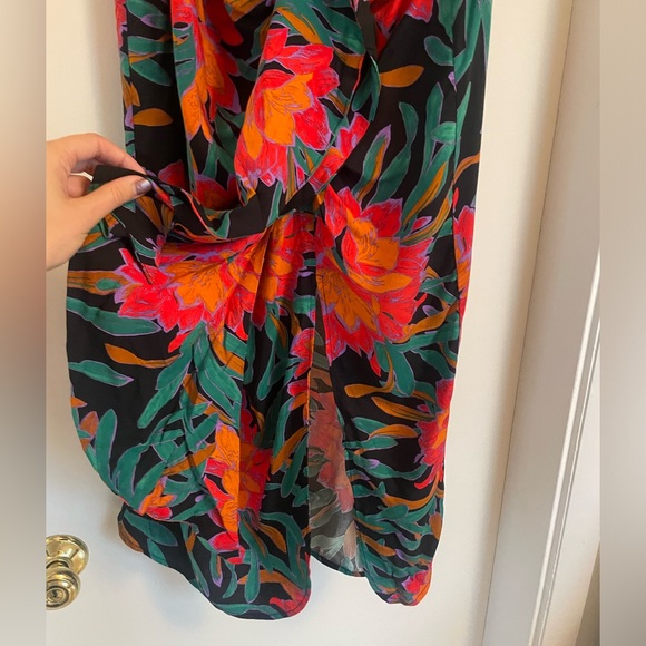 NWT Mango tropical printed skirt with bow Medium - Picture 5 of 9